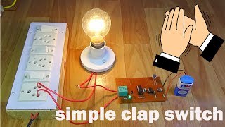 simple clap control homeautomationclapswitch [upl. by Reichert]