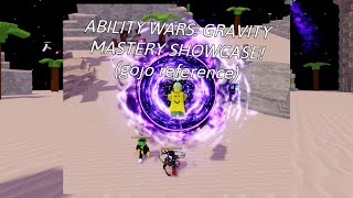 Gravity Mastery Showcase Gojo Reference [upl. by Cozza]