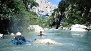 Canyoning Gorges du Verdon I ProvenceAlpesCôte dAzur Var 1994 [upl. by Somar304]