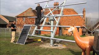 Deger Solar Tracker Installation by Greenman Solar Kent [upl. by Meara]