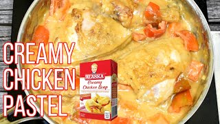 CREAMY CHICKEN PASTEL  Ulam Pinoy Recipe  Chicken Recipe  EASY CHICKEN RECIPE  Ulam Pinoy Recipe [upl. by Roswald870]