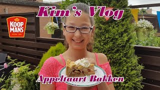 Appeltaart bakken Kims Vlog stijl  Super Recept  153 [upl. by Hamrnand750]