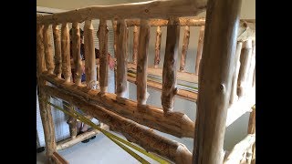 Making a Rustic Aspen Log Bunkbed  Part Three [upl. by Dorelle498]