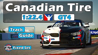 iRacing GT4 Challenge Canadian Tire Motorsports Park Track Guide  1224  2024 Season 3 [upl. by Frymire]