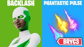 BACKLASH  PHANTASTIC PULSE Fortnite Gameplay Fortnite Superhero Skins [upl. by Austin]