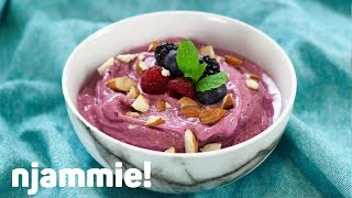 Nice cream bowl Recept  njammie [upl. by Suivart601]