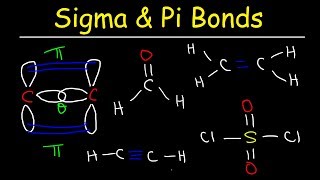 Sigma and Pi Bonds Explained Basic Introduction Chemistry [upl. by Tenn575]