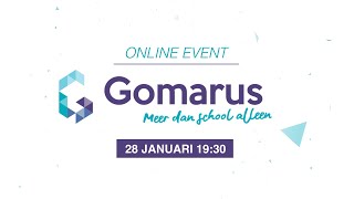 TERUGKIJKEN Online event Gomarus Scholengemeenschap 28 jan 2021  1930 uur [upl. by Rubin]