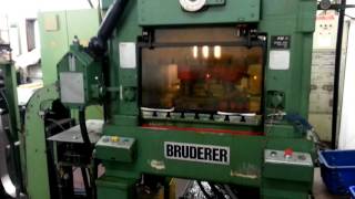 BRUDERER BSTA 50 H HIGH SPEED PRESS [upl. by Aylatan]