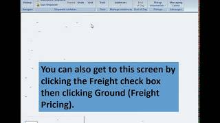 UPS Worldship  How to ship Ground with Freight PricingGFP [upl. by Di]