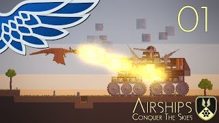 AIRSHIPS  Skyship Battle Part 1  Airships Conquer The Skies Lets Play Gameplay [upl. by Fleur]