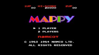 Mappy NES Full Gameplay  Walkthrough No Commentary [upl. by Rosse]