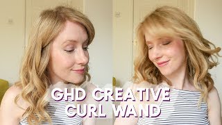 GHD Curve Creative Curl Wand Tutorial  Review [upl. by Imled]