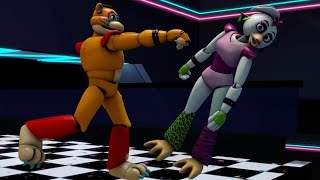 Freddy Destroys Chica  FNAF SECURITY BREACH [upl. by Lledor880]