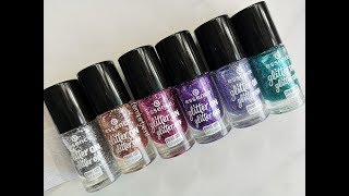 Essence Glitter On Glitter Off Peel Off Nailpolish  femketjeNL [upl. by Ilam]