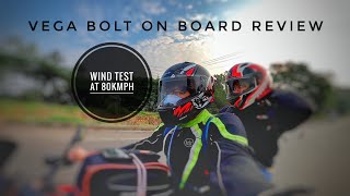 Vega Bolt Bunny Honest Review  Wind test at 80kmph  Best DOT helmet you can get under ₹2000 [upl. by Angele]