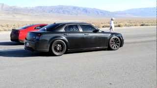 600 HP Chrysler 300C VS Modded GTR w Straight pipes [upl. by Levy]