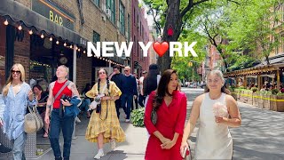 4K🇺🇸NYC Summer Walk🗽Greenwich Village in New York City🚕🥯Leon’s Bagel amp StGeorge Coffee  Jun 2024 [upl. by Maghutte689]