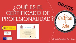 El certificado de profesionalidadEl mejor vídeo del certificado de profesionalidad en YouTube [upl. by Harald]