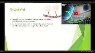 Klas 4 VWO Thema 1 Inleiding in de biologie basisstof 4 organellen deel 3 [upl. by Milson]