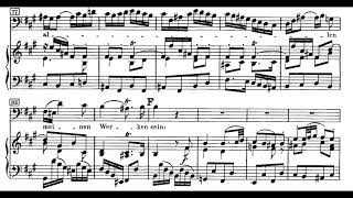 Erleucht auch meine finstre Sinnen Weihnachstsoratorium  JS Bach Score Animation [upl. by Reve]