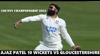 Ajaz Patel 10 Wickets in County Championship for Durham vs Gloucestershire  May 1821 2023 [upl. by Susanna21]