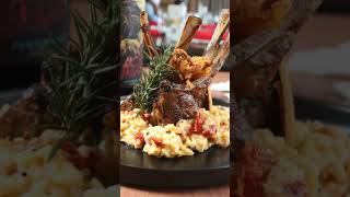 Las chuletas de cordero con un sabroso risotto islaverde PuertoRico platos comidapuertorico [upl. by Zednanref]