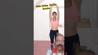 Yoga for the Beginners with Shilpa Shetty 🧎yoga how youtube youtubeshorts bollywood viralvideo [upl. by Mcknight]