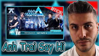 Sao Hạng A  HIEUTHUHAI Jsol Song Luân Dương Domic  Anh Trai Say Hi Livestage REACTION [upl. by Sherie396]