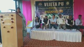 FRESHERS PARTY 2024ABHYODAYA IIIVIJETA PU SCIENCE COLLEGE DHARWAD [upl. by Aryhs]