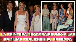 Todos los invitados reales se reunieron en la fiesta preboda de la princesa Teodora de Grecia [upl. by Eneloc]