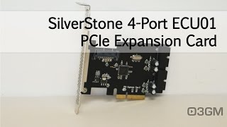 1647  SilverStone 4Port ECU01 PCIe Expansion Card Video Review [upl. by Parsaye]