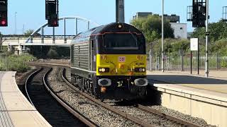 TRAINSPOTTING  DB Freight Class 67 Queens Messenger 67005 [upl. by Martyn]