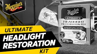 Meguiars Ultimate Headlight Restoration Kit  All in One Kit for Easy Headlight Restoration [upl. by Hamburger201]