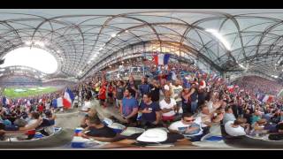 La Marseillaise Stade Vélodrome 360 FRANCE  ALLEMAGNE 12 Finale Euro 2016 [upl. by Stephenie]