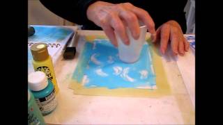 Make Monoprints on Plexiglass [upl. by Nudd363]