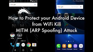 How to Protect your Android Device from WiFi Kill ARP Spoof Attack Free Apps Tested with Results [upl. by Cummine484]