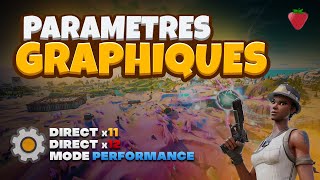 LES MEILLEURS PARAMETRES GRAPHIQUES DANS FORTNITE  MODE PERFORMANCE  DIRECTX12  NVIDIA REFLEX [upl. by Nyladgam450]