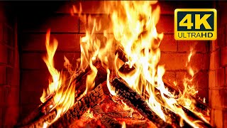 🔥 Cozy Fireplace 4K 12 HOURS Fireplace with Crackling Fire Sounds Crackling Fireplace 4K [upl. by Samid668]