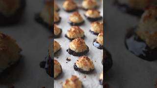 Simple 4Ingredient Dessert Coconut Macaroons Recipe [upl. by Noerb]