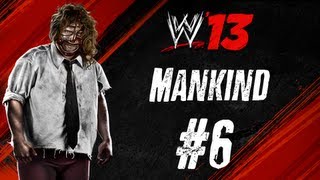 WWE 13 Mankind 6 HalfTime Heat Empty Arena Match [upl. by Orvas]