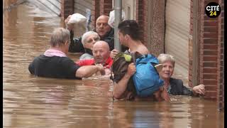 Inondations sans précédent en Belgique [upl. by Connel]