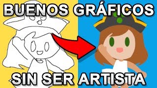 Hacer gráficos decentes para tu videojuego sin ser artista [upl. by Groveman]