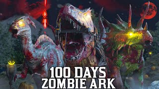 I Spent 100 Days in A Zombie Apocalypse Ark Heres What Happened [upl. by Eeleak800]