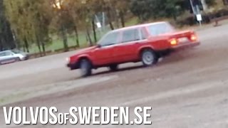 Volvo 740 GL strög  VOLVOSofSWEDENSE [upl. by Yeldar]