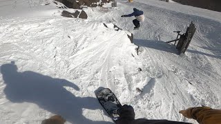 SHREDDING into 2024 at HUNTER Mountain [upl. by Nnaynaffit]