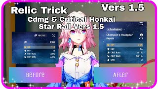 Sample Formula Cdmg amp Critical Honkai Star Rail Vers 15 [upl. by Alaikim]