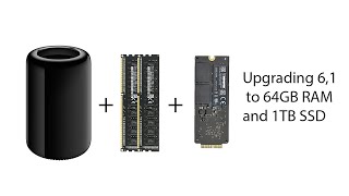 Mac Pro 61 RAM  SSD Upgrade [upl. by Kapor]