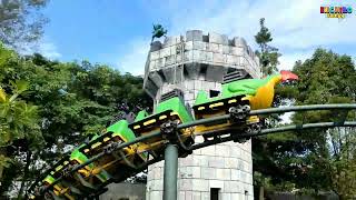 DRAGONS APPRENTICE MAIN ROLLER COASTER NAGA LEGOLAND MALAYSIA JOHOR BAHRU THEME PARK LEGO LAND [upl. by Etessil371]