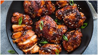 Gochujang Chicken Thighs  The BEST Korean Chicken Recipe [upl. by Kameko151]